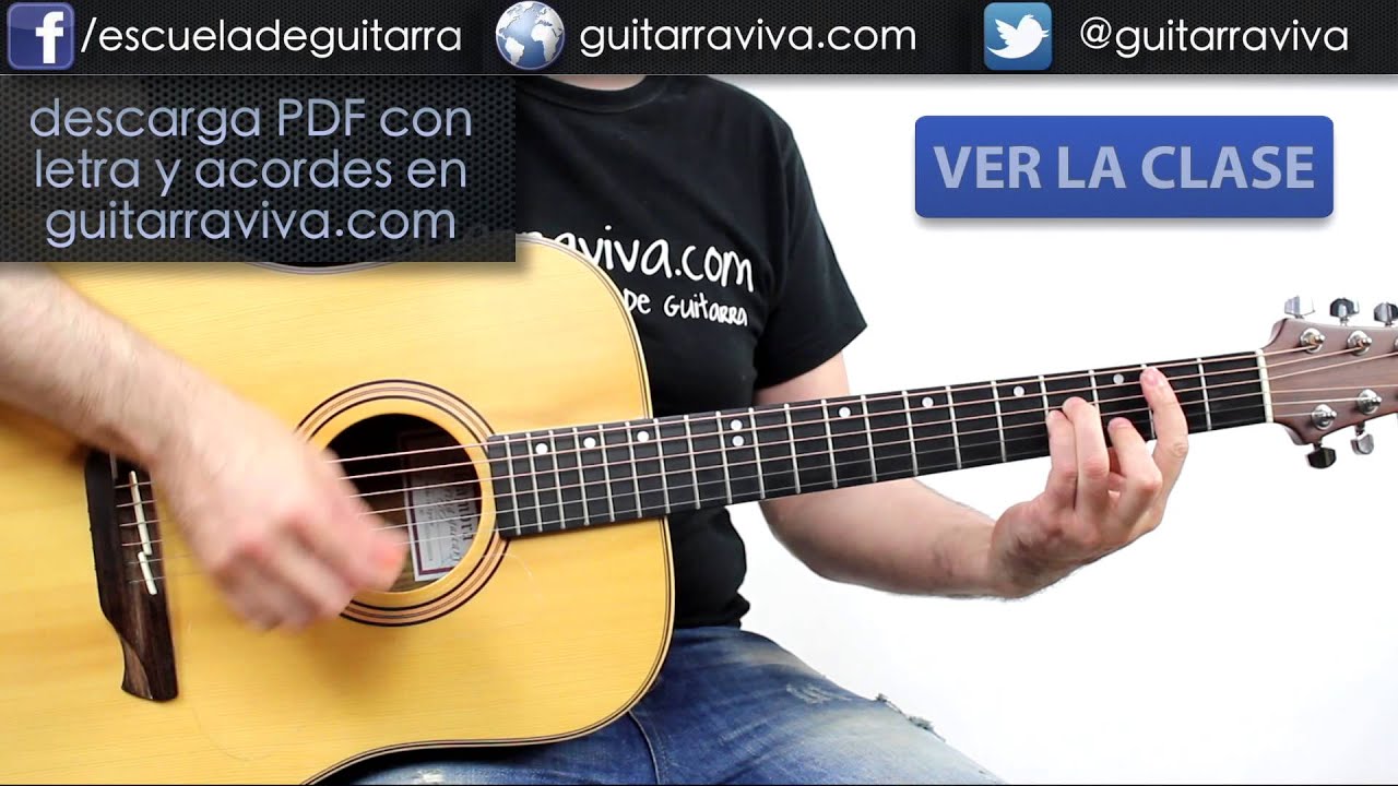 Tu carcel enanitos verdes en guitarra llink a clase DEMO - YouTube