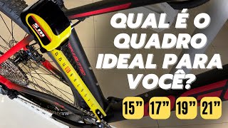 QUAL É O TAMANHO DO QUADRO IDEAL PARA VOCÊ? BICICLETA ARO 29 MTB screenshot 2