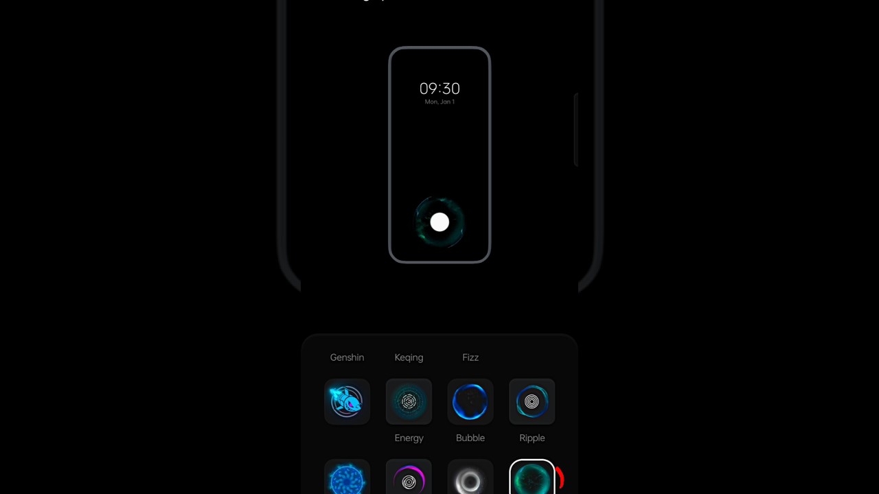 realme  smartphone one more new fingerprint animation add 😳😍🔥