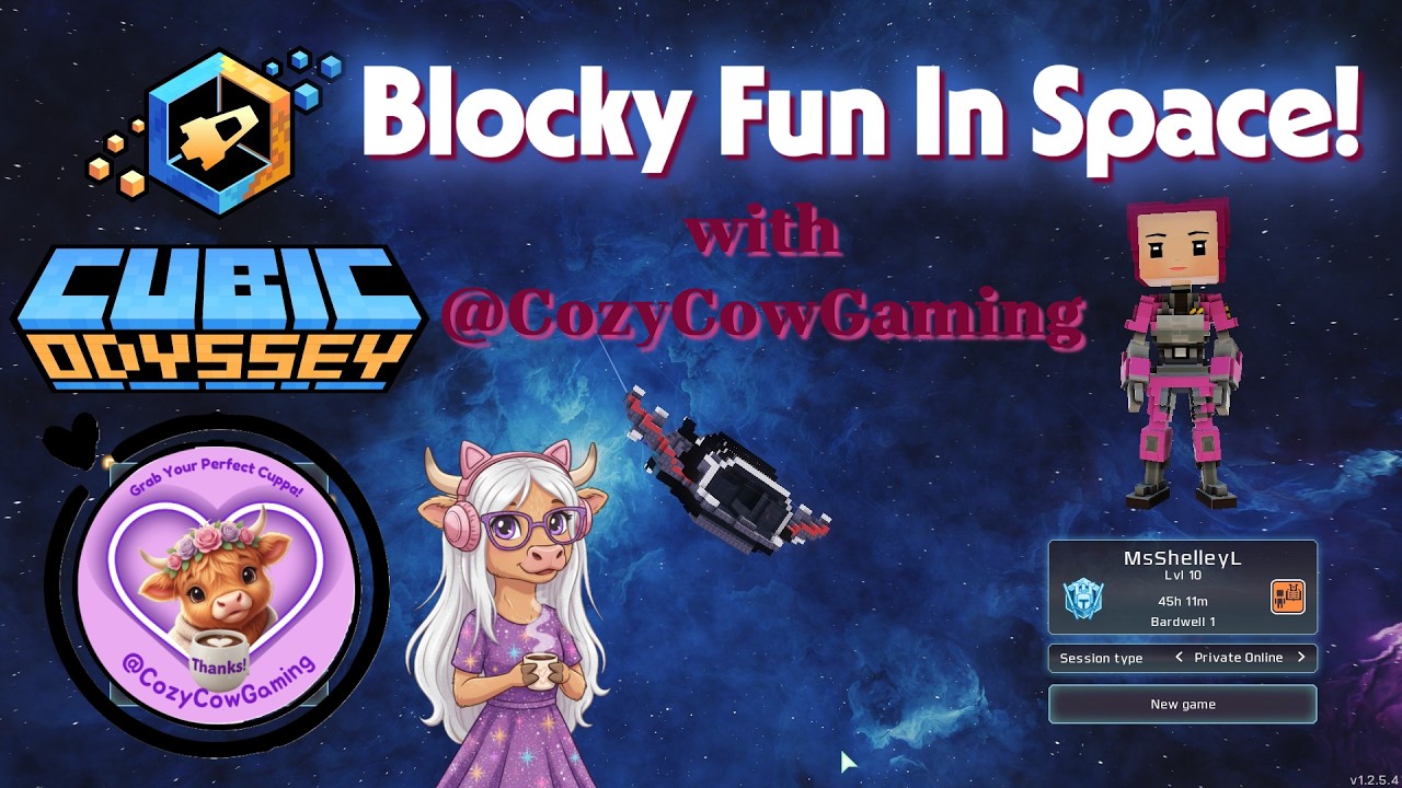Cubic Osessey: Blocky Fun In Space Episode 001 With @CozyCowGaming ...
