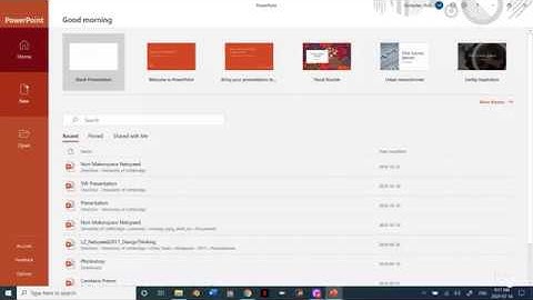 Creating a video with PowerPoint and adding it to YouTube - Part 1