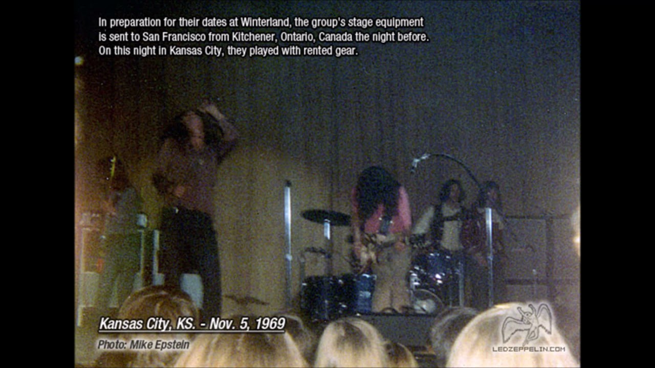 Led Zeppelin - Live in Kansas City, KS (Nov. 5th, 1969) - YouTube