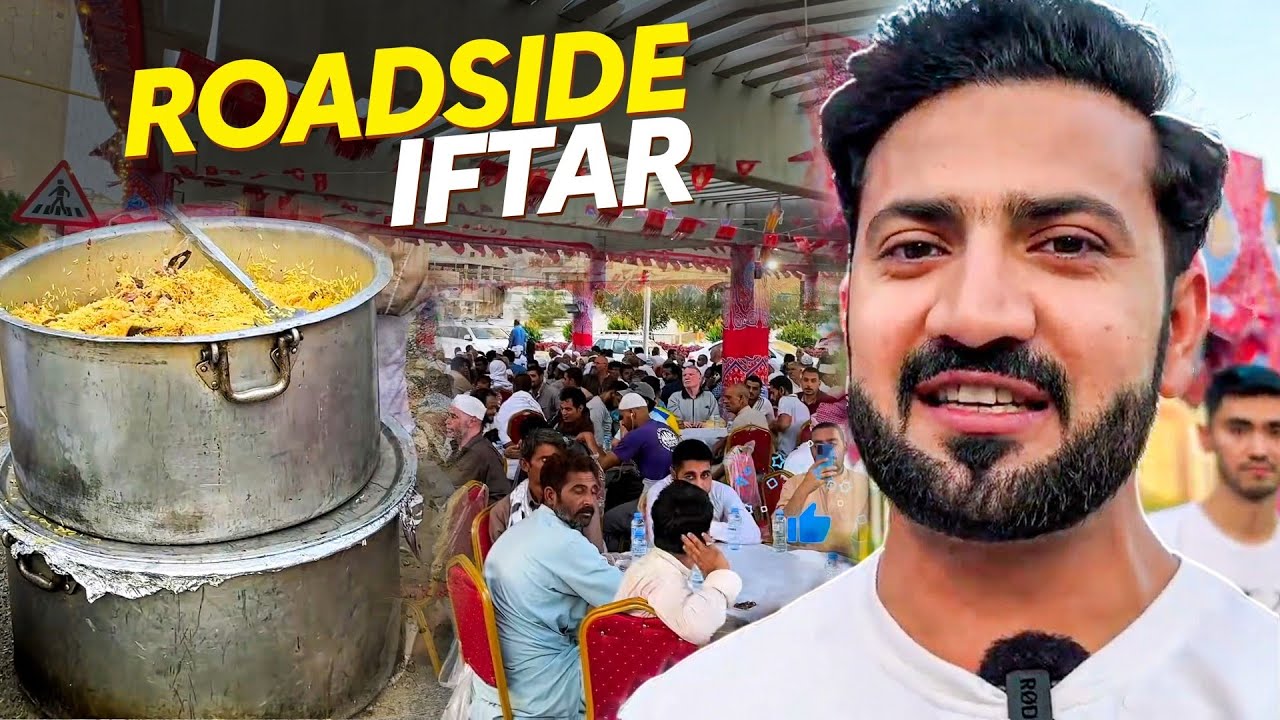 Makkah’s Beautiful Iftar Scene 🌙 | Breaking Fast on the Streets Like a Local