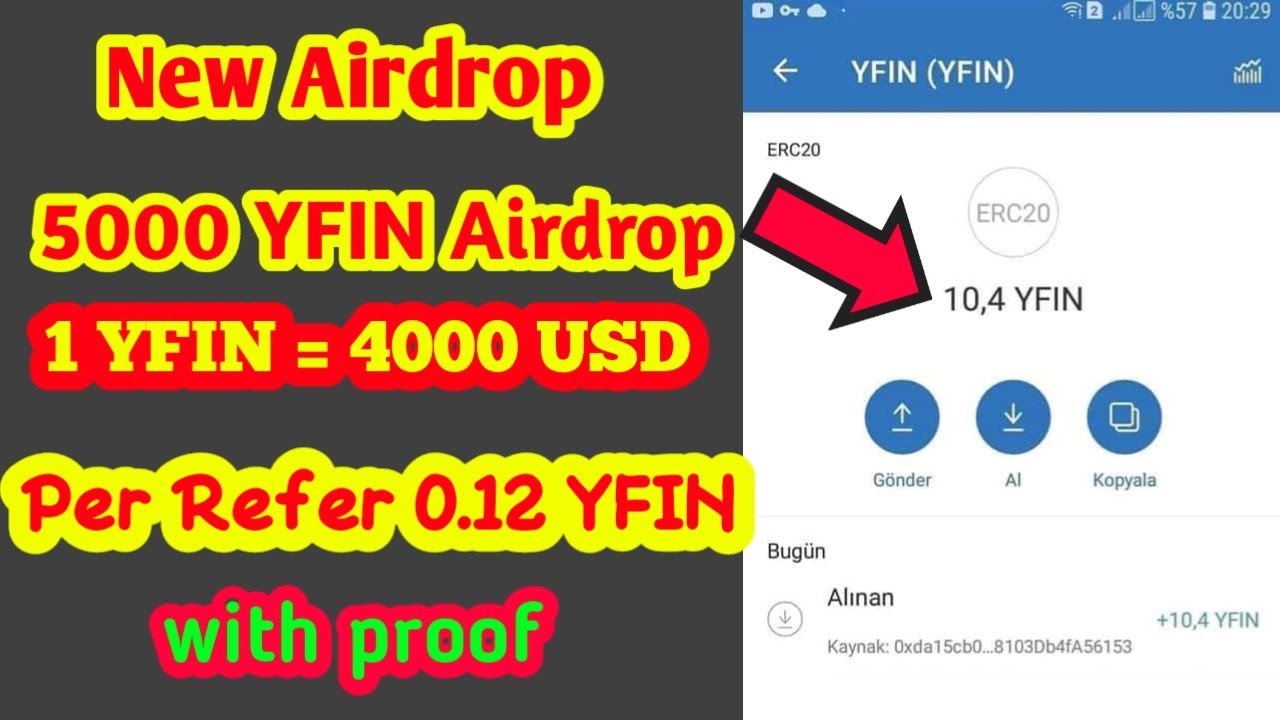 5000 USD Airdrop in trust wallet | new Airdrop 2021| yfin token contribute