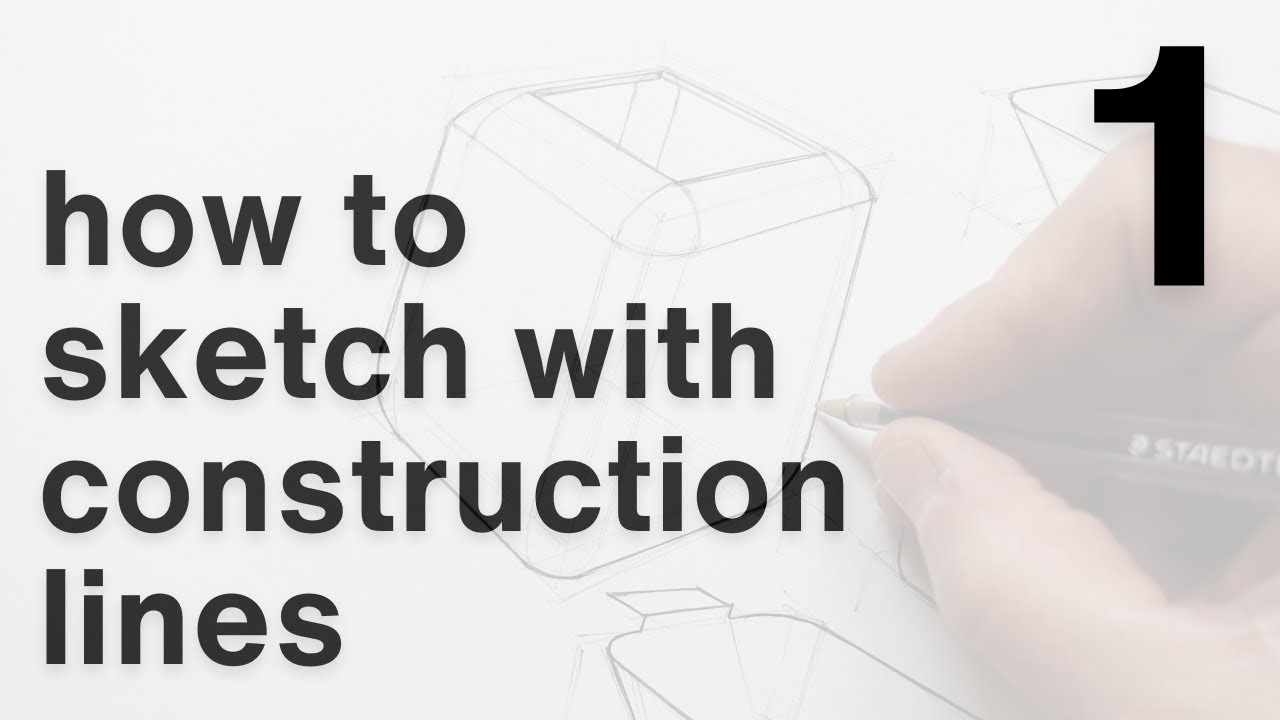 Product Design Sketching with construction lines YouTube