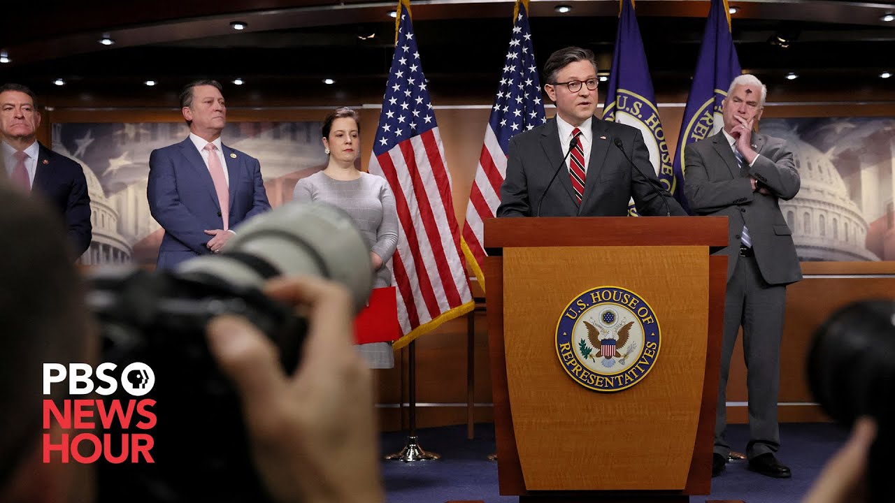 Watch live house gop leaders hold news briefing as new federal budget