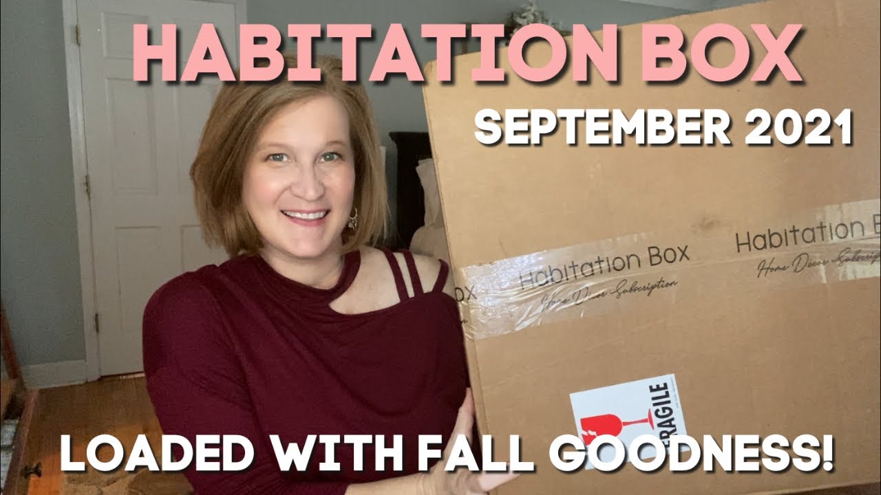 Habitation Box September 2021 Home Decor Subscription Box YouTube
