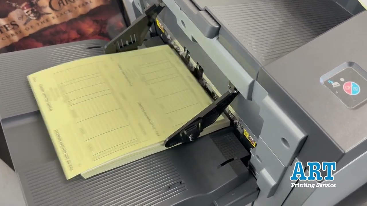 Printing 2-Part NCR on our Konica Press