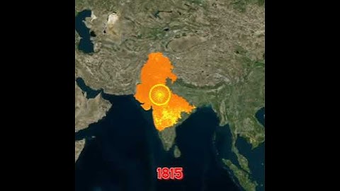 Evolution of India #maps #history #historymap