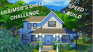 MY LILSIMSIE SHELL CHALLENGE  │  SPEED BUILD  │  NO CC   #SimsieWelcomeShell