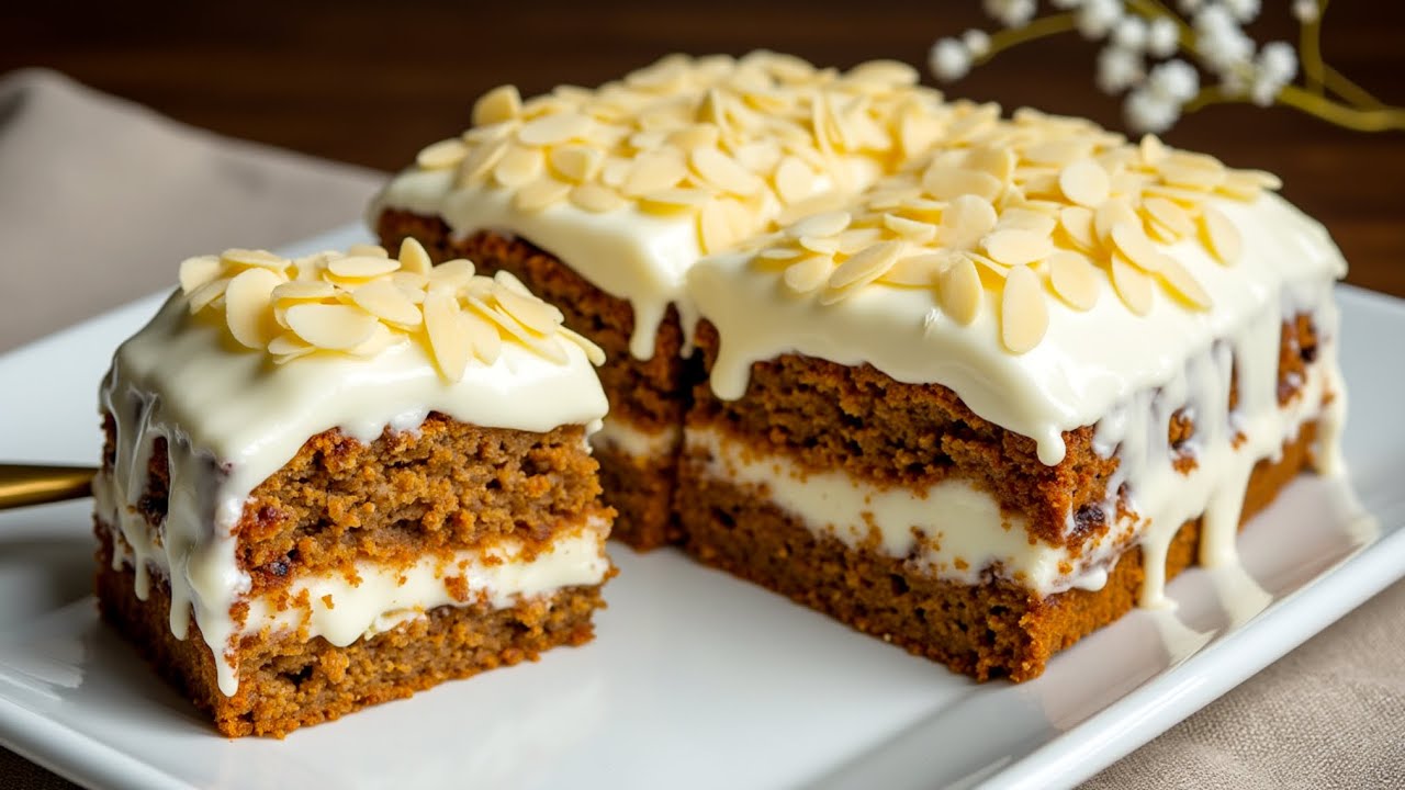 Морковь и овсянка! Без сахара! Никакой белой муки! Мой любимый овсяный пирог за 15 минут!