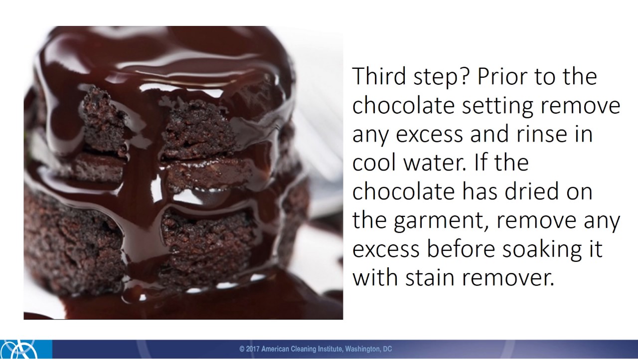 ACI Stain Removal Chocolate Stain YouTube