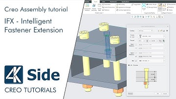 Creo IFX - How to use Creo IFX | Creo Intelligent Fastener to assemble screws or dowel pins faster