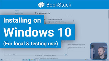 Manual BookStack Installation on Windows 10