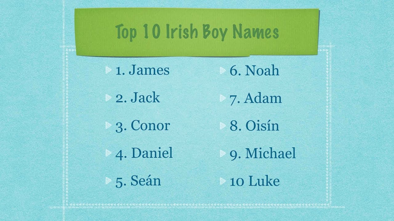 Celtic Boy Names and Irish Boy Names (100s + Meanings) - IrishWishes