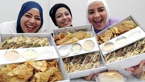 تحدي علي اكبر صناديق شاورما😱والعقاب ني😬