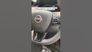 magnite stering control installation all accessories available💥#magnite #viralvideo #trending