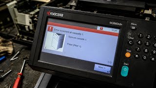 Error Occurred at Cassette 1 Kyocera M3860/3660
