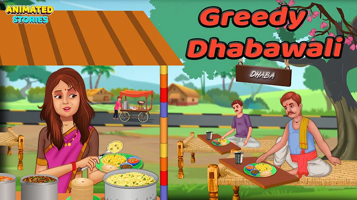 Greedy Dhabewali | | Learn English | English Stories | English Animated Stories | Moral Stories