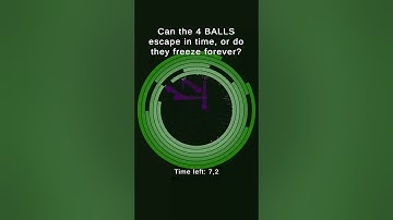 Do the balls escape in time?  Lets find out!#satisfying #asmr #game #digitalart #viral #shorts