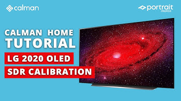 LG 2020 OLED SDR Calibration with Calman Home for LG