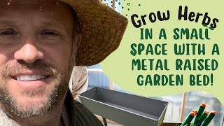 Grow Tons of Herbs in a Small Space with a Raised Garden Bed (unboxing and assembly)!