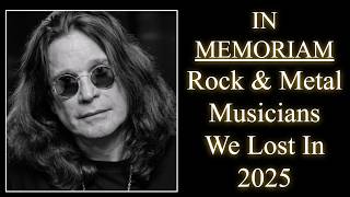 Download Lagu TRIBUTE: Rock \u0026 Metal Musicians Who Died In 2025 (IN MEMORIAM) MP3