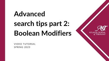 Advanced Search Tips Part 2: Boolean Modifiers
