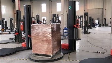 Pallet wrapping machine SMARTWRAP-X, Intelligent stretch wrap machine, IoT module