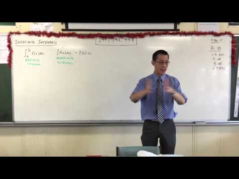 Indefinite Integrals (1 of 2: Making Connections with areas and volumes through integrals)