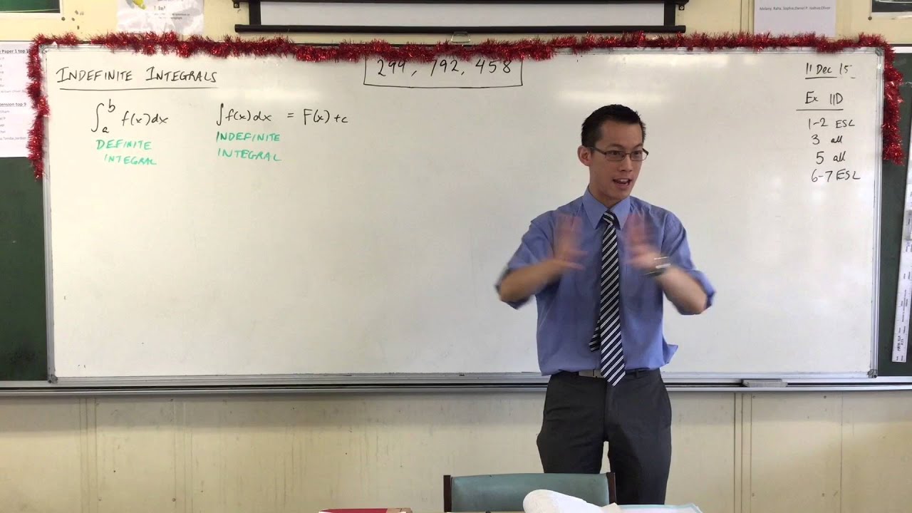 Indefinite Integrals (1 of 2: Making Connections with areas and volumes through integrals)
