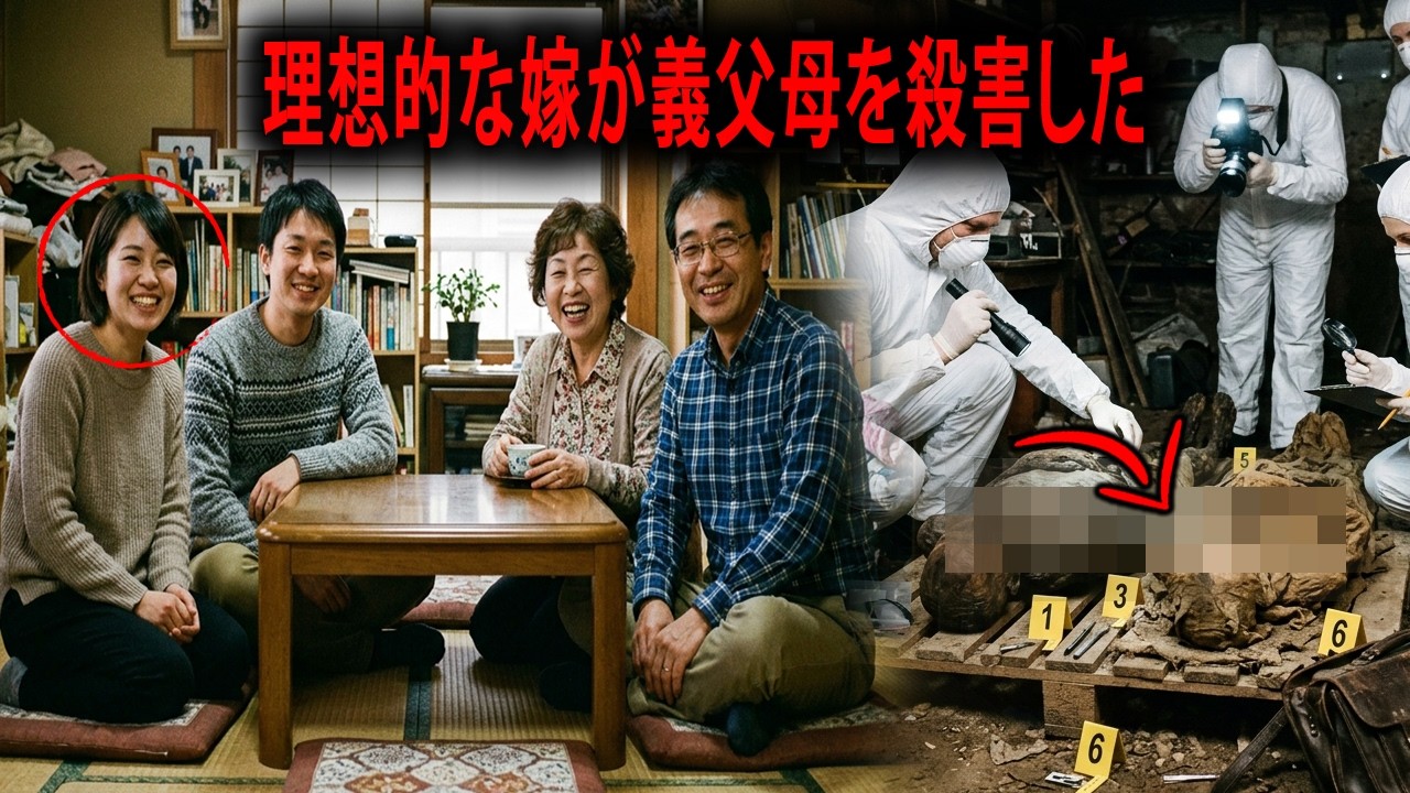 「理想的な嫁」が義父母を殺害し、そのミイラを12年間自宅に保管していた