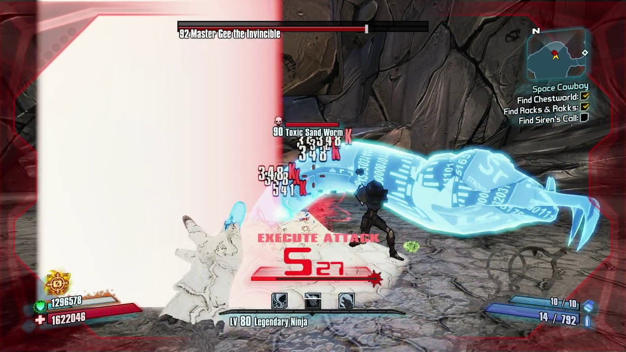 Borderlands 2 Zer0 vs Master Gee OP10