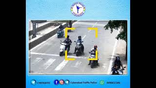Do not cross the "STOP LINE". Follow traffic rules like a BOSS | Cyberabad Traffic Police