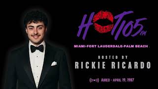 Hot 105  Whqt Florida  Rickie Ricardo U0026 Sandy Thomas  April 19 1987