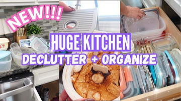 Huge Kitchen Reset | Deep Clean, Organize + Declutter 2025