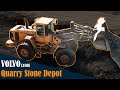 Volvo L180E Wheel loader - Quarry stone depot