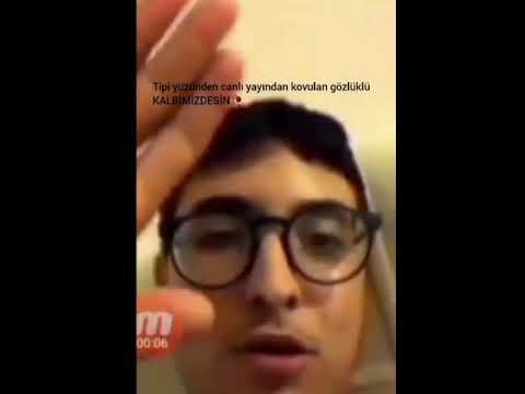 Rambo Okan     Gözlüklü senin tipini beğenmedim canlı yayından çık