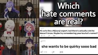 cellmates guess which hate comments are real | Nijisanji eng subs