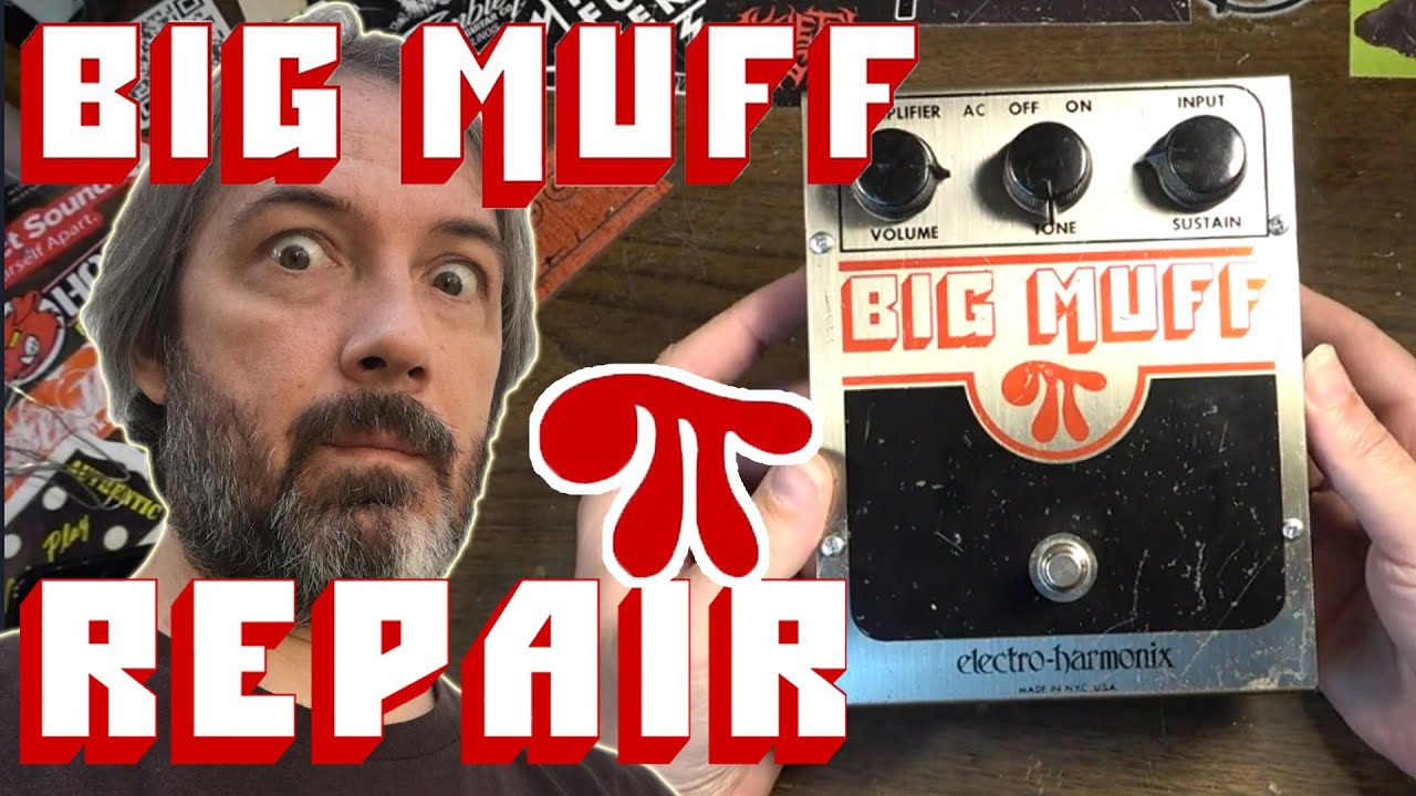 BIG MUFF WON'T PUT OUT! 1976 Electro Harmonix BIG MUFF PI Fuzz Low Output Volume REPAIR & MODS