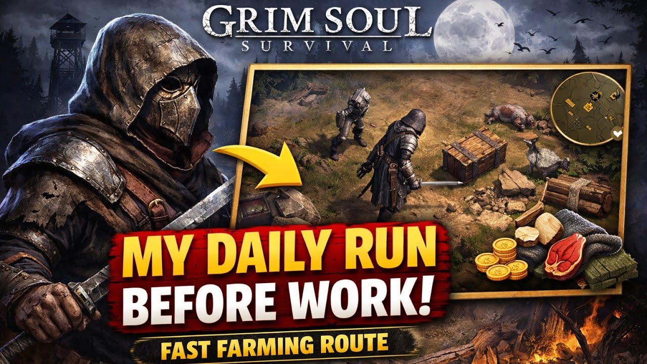 My Daily Run Before Work Fast Farming Route