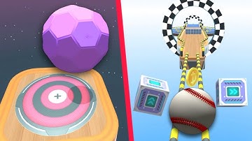 Sky Rolling Ball 🟣CRAZY JUMP⚾ All Levels Gameplay Android, iOS (Part 133)