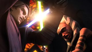 Anakin Skywalker Vs Ahsoka Tano 4K Hdr - Star Wars The Clone Wars