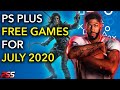 PS Plus FREE GAMES for July 2020! - NBA 2K20, Rise of the Tomb Raider and More!