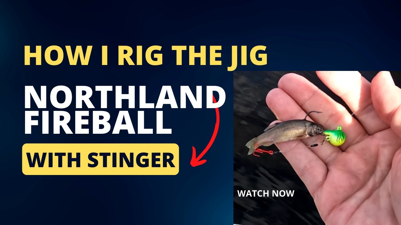 How I Rig A Jig. Northland Fireball with Stinger #shorts - YouTube