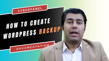 How to Create WordPress Backup from WordPress Manager