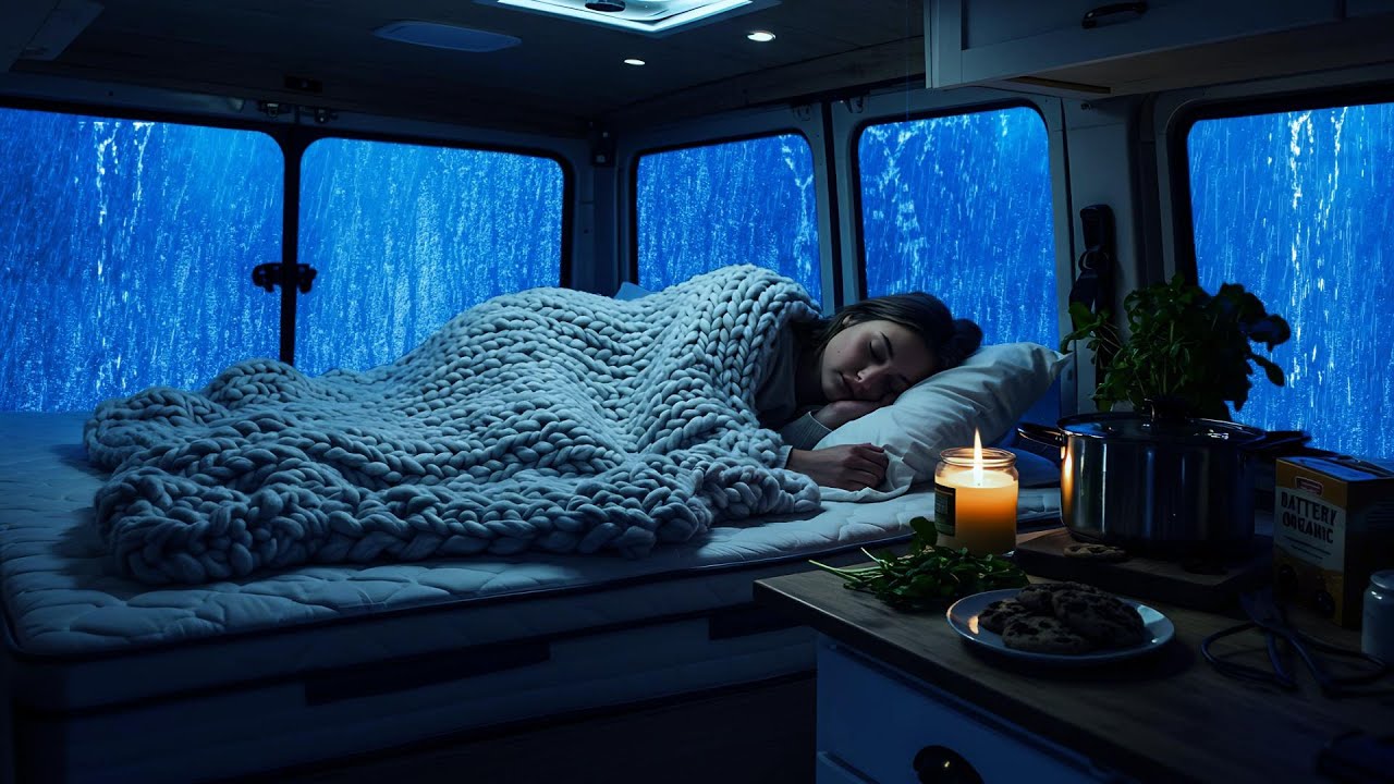 Rain Sounds for Sleep 🚗 ASMR Car Rain to Relax, De-Stress & Fall Asleep Fast