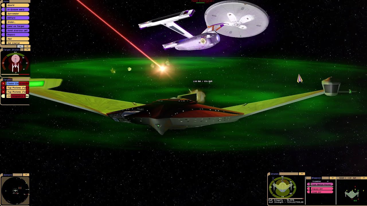 Shipping Wars | Romulan Birds of Prey vs Federation Convoy | KM | Star Trek Bridge Commander