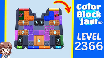 Color Block Jam Level 1456 (2366) Solution Walkthrough