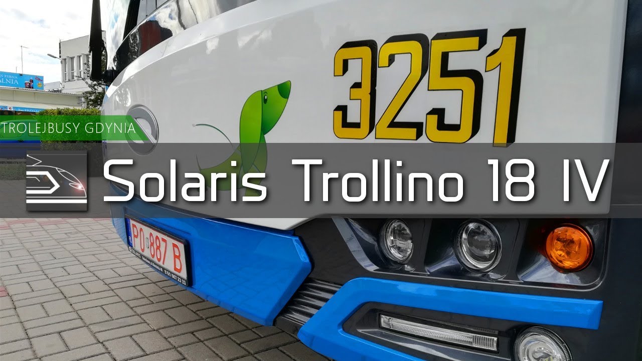 Solaris Trollino 18 IV - Pierwszy przegubowy trolejbus w Gdyni od 16 lat